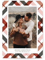 Merry Plaid Holiday Photo Cards