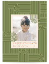Lined Path Holiday Photo Cards