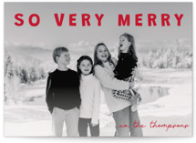 merry greeting Holiday Photo Cards