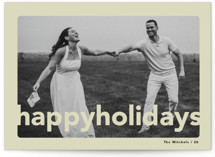 happy holiday frame Holiday Photo Cards