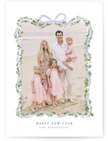 Ribbonly Frame Holiday Photo Cards