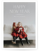 Red Letter Christmas Holiday Photo Cards