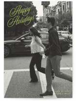 neon vintage Holiday Photo Cards