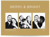 Bright Trio Holiday Photo Cards