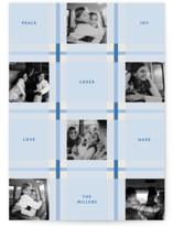 Plaid Squared Holiday Photo Cards