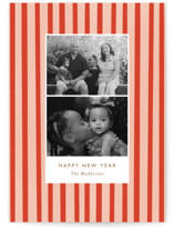 Striped Snaps Holiday Photo Cards