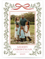 Laurel Wreath Holiday Photo Cards