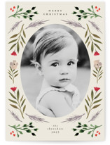 Merry Round Holiday Photo Cards