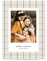 Cheerful Grid Holiday Photo Cards
