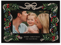 holiday ribbon Holiday Photo Cards
