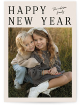 Modern Merry Holiday Photo Cards