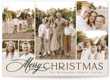 classic layout Holiday Photo Cards