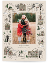 Holiday Village Holiday Photo Cards
