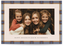 Taffeta Tartan Holiday Photo Cards