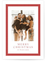 Ribbon Framed Holiday Photo Cards