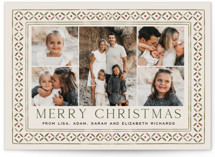 Handpainted Frame Holiday Photo Cards