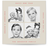 typewriter collage Holiday Photo Cards