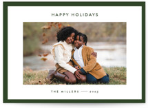 Border Holiday Photo Cards