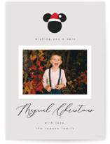 Simple Disney Mickey Holiday Photo Cards