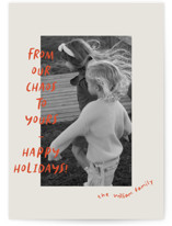 Happy Chaos Holiday Photo Cards