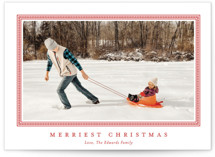 Tailored Chic Frame Holiday Photo Cards