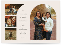 Organized Arches Holiday Photo Cards