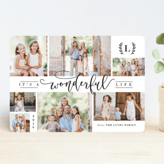 Wonderful Collage Holiday Photo Cards