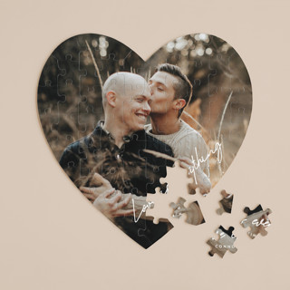 Everything 60-Piece Custom Heart Puzzle