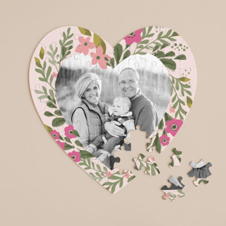 With All My Heart 60-Piece Custom Heart Puzzle