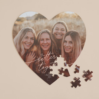Together Forever 60-Piece Custom Heart Puzzle