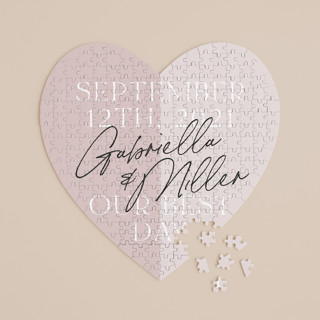 Marry You 252-Piece Custom Heart Puzzle