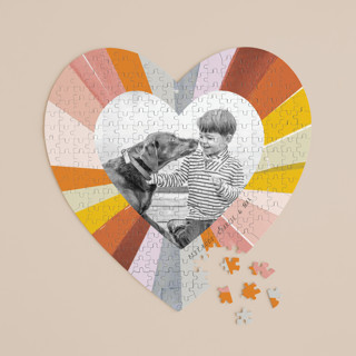 Groovy Kind of Love 252-Piece Custom Heart Puzzle