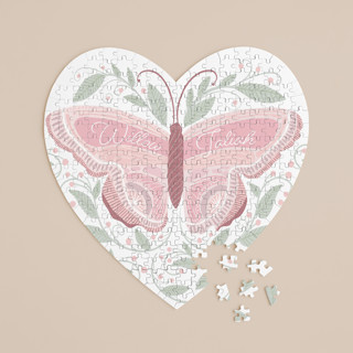 Flutter & Fly 252-Piece Custom Heart Puzzle