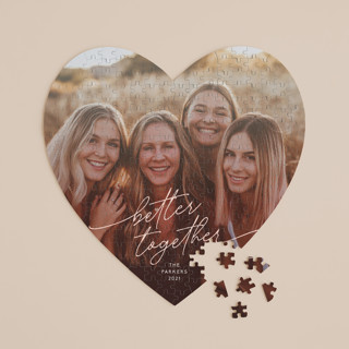 Together Forever 252-Piece Custom Heart Puzzle