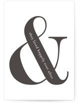 Happily Ever After Individual Anniversary Greeting Cards