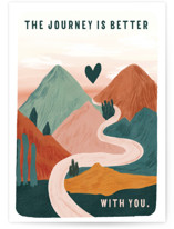 On This Journey Individual Anniversary Greeting Cards