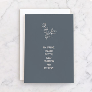 I'd Pick You - Anniversary Individual Anniversary Greeting Cards