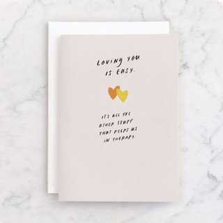 Couple's Therapy Individual Anniversary Greeting Cards