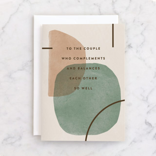 Complementary Couple Individual Anniversary Greeting Cards