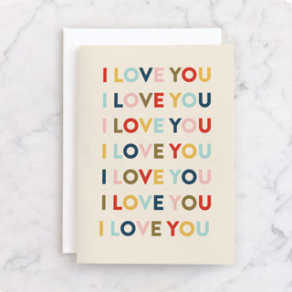 I Love You Individual Anniversary Greeting Cards