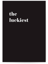 The very luckiest Individual Anniversary Greeting Cards