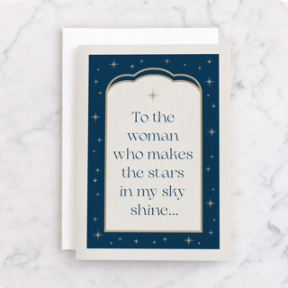 Starry Individual Anniversary Greeting Cards