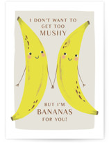 not too mushy Individual Anniversary Greeting Cards