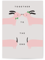 to the end Individual Anniversary Greeting Cards