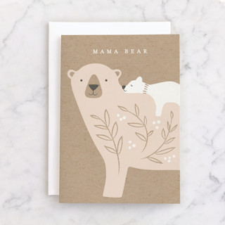 Mama Bear Individual New Baby Greeting Cards