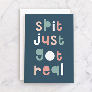Real Spit Individual New Baby Greeting Cards