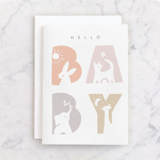 daifuku Individual New Baby Greeting Cards