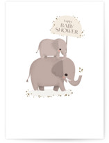 Baby Elephant Individual New Baby Greeting Cards