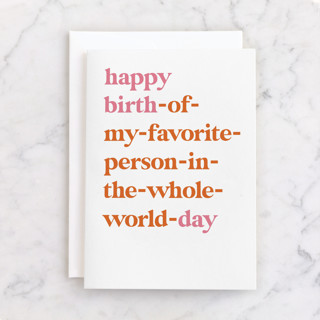 Happy Day Individual Birthday Greeting Cards