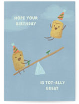 tater toter Individual Birthday Greeting Cards